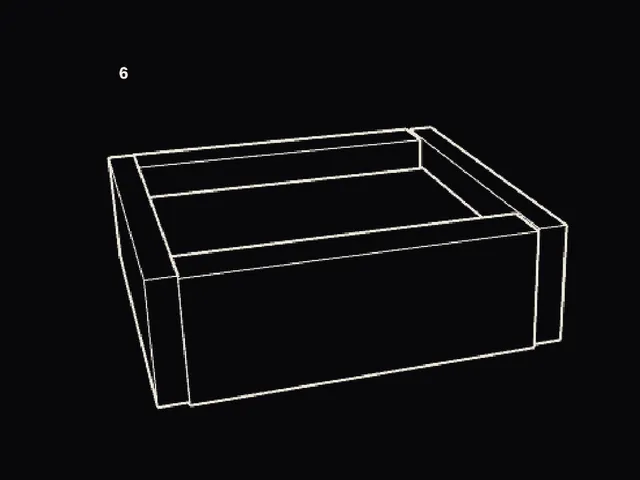 Step 6: the sponge formed with walls